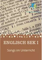 Vorschau - Stundenentwürfe - Songs im Englischunterricht Unterrichtsideen - Deckblatt