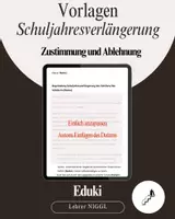 Vorschau - Anderer Materialtyp - Begründungsschreiben Schuljahresverlängerung - Deckblatt