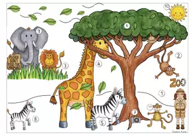 Vorschau - Arbeitsblätter - Zoo Lesespurgeschichte - Deckblatt