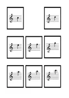 anteprima - Flashcard - CARD NOTE MUSICALI - In chiave di violino e di basso - Pagina 3