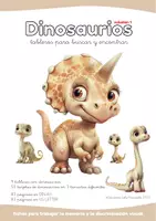 Vista previa - Juegos / Gamificación - Dinosaurios. Tableros de Memoria y Discriminación Visual - Portada
