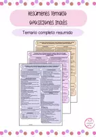 Vista previa - Para docentes: organización, planificación y formación - RESÚMENES TEMARIO OPOSICIONES INGLÉS - Portada