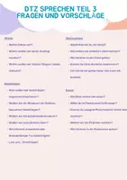 Vorschau - Arbeitsblätter - Materialpaket: DTZ Sprechen Teil 2+3 (Bildbeschreibung, über Themen und Erfahrungen sprechen) - Seite 3