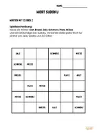 Vorschau - Spiele - Rechtschreibung Sudoku: Wörter mit tz und z - Seite 2