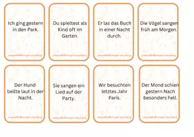 Vorschau - Spiele - Spiel für den Deutschunterricht - Zeitformen - Seite 3