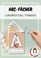Vorschau - Arbeitsblätter - Erstes Schreiben: ABC-Fächer / Alphabet Schreibrichtung / Tieralphabet - Deckblatt