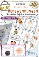 Vorschau - Bildkarten - Redewendungen mit Beispielen und Erklärungen - Bildkarten - Deckblatt