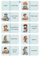 Vista previa - Juegos / Gamificación - Vocabulario "Mi hobby": Domino - página 3