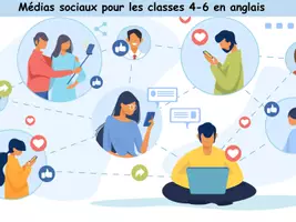 Aperçu - Affichage - Réseaux sociaux en anglais - Page de couverture