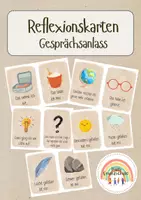 Vorschau - Poster - Reflexionskarten / Feedbackkarten - Deckblatt