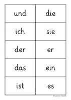 Vorschau - Unterrichtsreihen - 100 häufigste Wörter - lesen und schreiben - Materialpaket - Seite 2