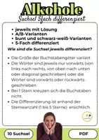 Vorschau - Arbeitsblätter - Organische Chemie | Alkohole Alkanole | AB mit Suchsel differenziert - Seite 3