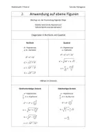 Vorschau - Fördermaterial/Inklusion - Merkblätter Satz von Pythagoras - Seite 1