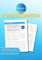 Vorschau - Arbeitsblätter - Technik: Elektrotechnik und Elektronik - Potentiometer - Deckblatt