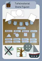 Vorschau - Unterrichtsreihen - Materialpaket Ebene Figuren/ Formen: Arbeitsblätter und Tafelmaterial - Seite 1