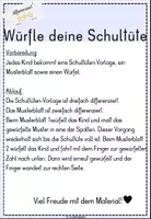 Vorschau - Mal- und Bastelvorlagen - Würfle deine Schultüte - Seite 1