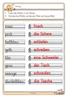 Vorschau - Arbeitsblätter - Farbenfrohes Laufdiktat 4 - Klasse 1 - Seite 3