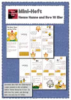 Vorschau - Stundenentwürfe - Miniheft Henne Hanne und ihre 10 Eier (Erstlesen, Verliebte Zahlen, 1. Klasse) - Deckblatt