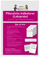 Vorschau - Stundenentwürfe - Pflanzliche Indikatoren (60-90 Min., Lehrprobe BW, ohne Brenner) - Deckblatt