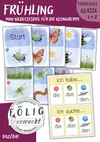 Vorschau - Spiele - Mini Bildlesespiel Frühling für die Kleingruppe - Deckblatt
