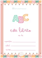 Vista previa - Refuerzo / NEE / Materiales de apoyo - Mi librito del Alfabeto - Trazos y carteles de letras - página 1