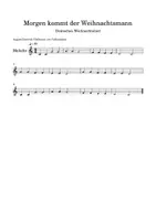 Vorschau - Anderer Materialtyp - Morgen kommt der Weihnachtsmann Melodie Glockenspiel - Seite 1