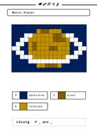 Vorschau - Unterrichtsreihen - LRS Training Konzentration - Malen nach Buchstaben - Weltraum - Seite 2