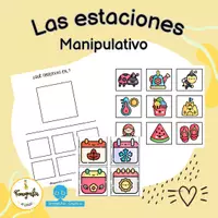 Vista previa - Tarjetas / Manipulativos - Manipulativo Las Estaciones junto a @logopedia_creativa - Portada