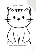 Vorschau - Arbeitsblätter - 31 Ausmalbilder: KATZEN (+Charakter beschreiben) - Seite 3