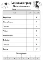 Vorschau - Spiele - Lesespaziergang Naturphänomene - Lesen lernen - Seite 3