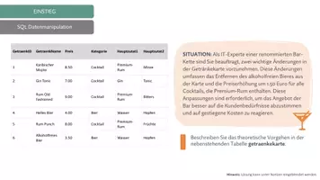 Vorschau - Arbeitsblätter - SQL-Datenmanipulation: UPDATE, DELETE und CASE-Anwendung - Seite 2