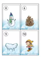 Vorschau - Arbeitsblätter - Lesespaziergang Winter - Lesen lernen - Seite 1