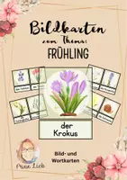Vorschau - Bildkarten - Bild- und Wortkarten zum Thema "Frühling" - Deckblatt