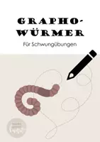 Vorschau - Mal- und Bastelvorlagen - Graphomotorik Würmer Vorlage für Schwungübungen - Deckblatt