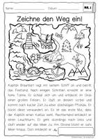 Vorschau - Arbeitsblätter - Schatzkarten - lesen, schreiben & gestalten - Seite 3