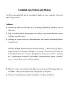 Vorschau - Arbeitsblätter - Arbeitsblatt zur Übung des Vergleichs von Mitose und Meiose - Deckblatt