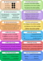 Προεπισκόπηση - Flashcards - Κάρτες γραμματικής αρχαίων Γυμνασίου - Εξώφυλλο
