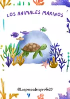 Vista previa - Unidades / Secuencias / Situaciones de Aprendizaje - Los animales marinos - Portada