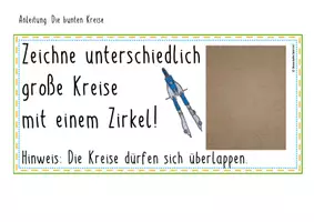 Vorschau - Mal- und Bastelvorlagen - Kunststunde: Die bunten Kreise (A4/A3) - Seite 3