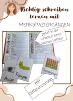 Vorschau - Arbeitsblätter - Materialpaket Merkspaziergänge - Deckblatt