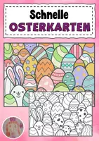Vorschau - Mal- und Bastelvorlagen - Schnelle Pop Art Osterkarten - Seite 1