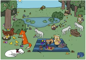 anteprima - Esercizi - Brown Owl's Spring & Easter - I SPY PICTURE - Pagina 1