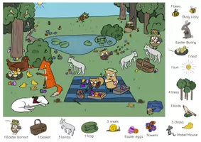 anteprima - Esercizi - Brown Owl's Spring & Easter - I SPY PICTURE - Pagina 3