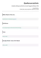 Vorschau - Arbeitsblätter - Ireland: writing an article for a travel magazine | Irish culture - Seite 1