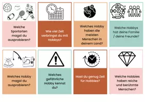 Vorschau - Aufgabenkarten - Erzählkarten Hobbys - Sprechanlässe - Seite 3