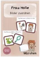 Vorschau - Spiele - Frau Holle: Bilder zuordnen - Deckblatt