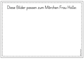 Vorschau - Spiele - Frau Holle: Bilder zuordnen - Seite 1
