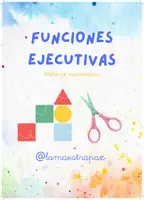 Vista previa - Refuerzo / NEE / Materiales de apoyo - Material geometrico funciones ejecutivas @lamaestrapaz - Portada