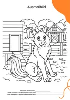 Vorschau - Arbeitsblätter - 24 Ausmalbilder: HUND (ab 1.Kl) mit Charakterbeschreibung - Seite 3