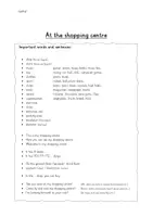 Vorschau - Arbeitsblätter - at the shopping centre - Leistungsbewertung - Seite 3
